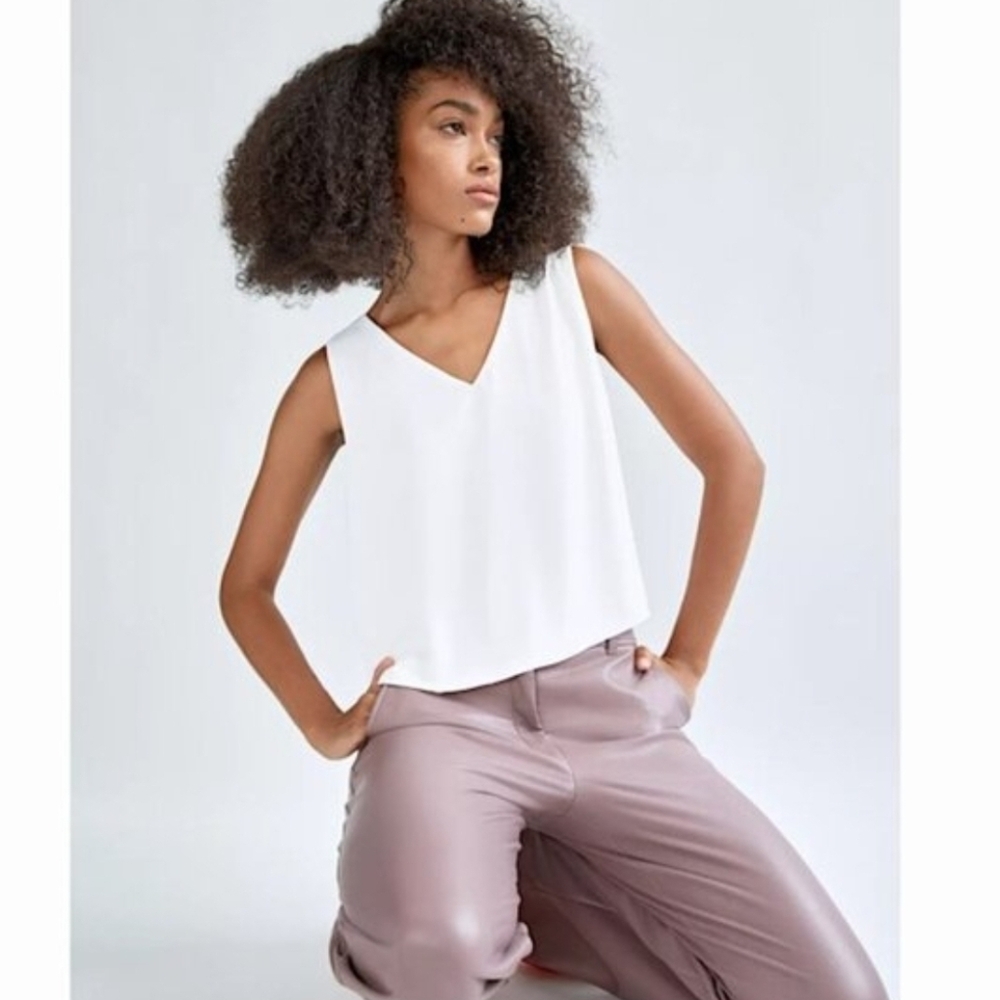 Babaton Light Gray Murphy Top